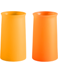 buttermilk + cantaloupe | stegg | silicone unbreakable highball glasses