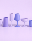 tanzanite + amethyst | swepp | silicone unbreakable wine glasses