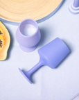 tanzanite + amethyst | swepp | silicone unbreakable wine glasses