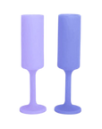 tanzanite + amethyst | seff | silicone unbreakable champagne flute