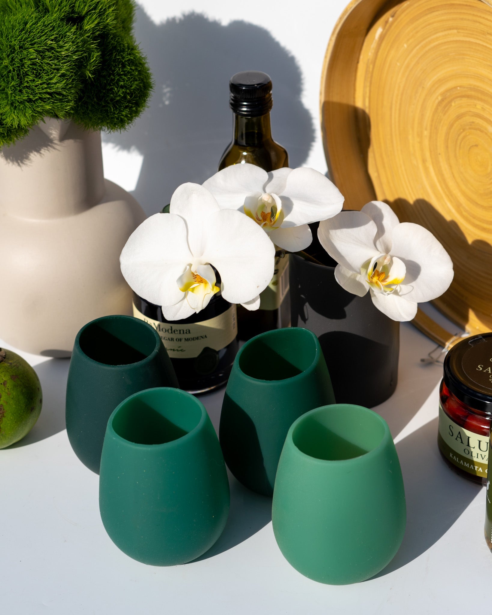 mistletoe | fegg | silicone unbreakable glasses | porter green, picnic cups, outdoor glasses, unbreakable glasses, tumbler australia, silicone cups