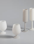 blanc + dove | stemm | silicone unbreakable wine glasses - porter green | style + sustainability