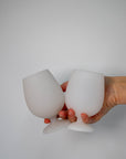 blanc + dove | stemm | silicone unbreakable wine glasses - porter green | style + sustainability