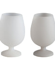 blanc + dove | stemm | silicone unbreakable wine glasses - porter green | style + sustainability
