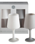 blanc + dove | swepp | silicone unbreakable wine glasses - porter green | style + sustainability