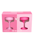 petalo | mecc | unbreakable silicone cocktail coupes - porter green | style + sustainability