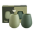 sage + olive | fegg | silicone unbreakable glasses - porter green | style + sustainability