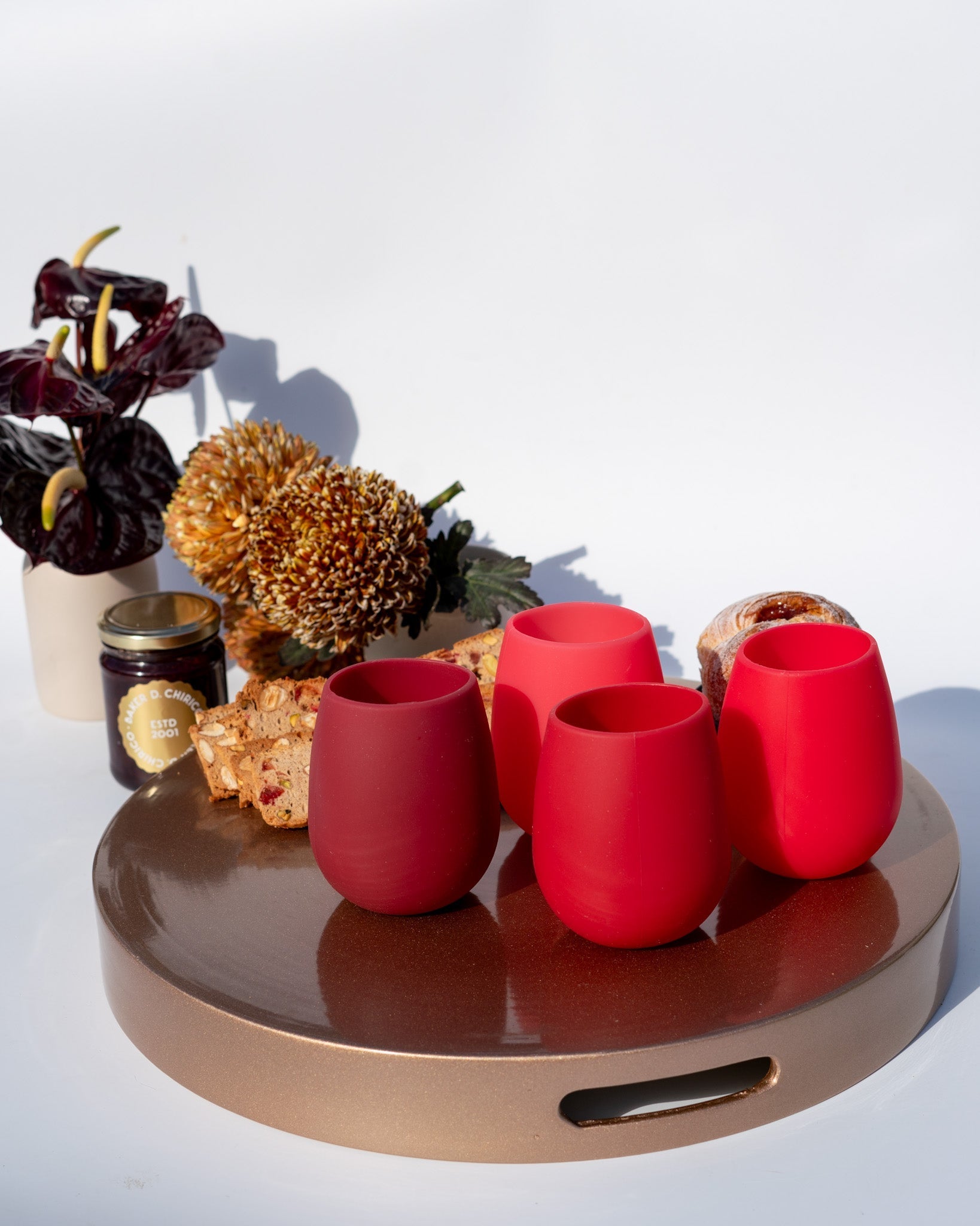 cranberry | fegg | silicone unbreakable glasses | porter green, picnic cups, outdoor glasses, unbreakable glasses, tumbler australia, silicone cups