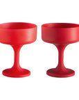 holiday cranberry | mecc | silicone unbreakable cocktail glasses - porter green | style + sustainability