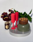 holiday cranberry | seff | silicone unbreakable champagne flute - porter green | style + sustainability