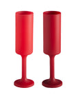 holiday cranberry | seff | silicone unbreakable champagne flute - porter green | style + sustainability