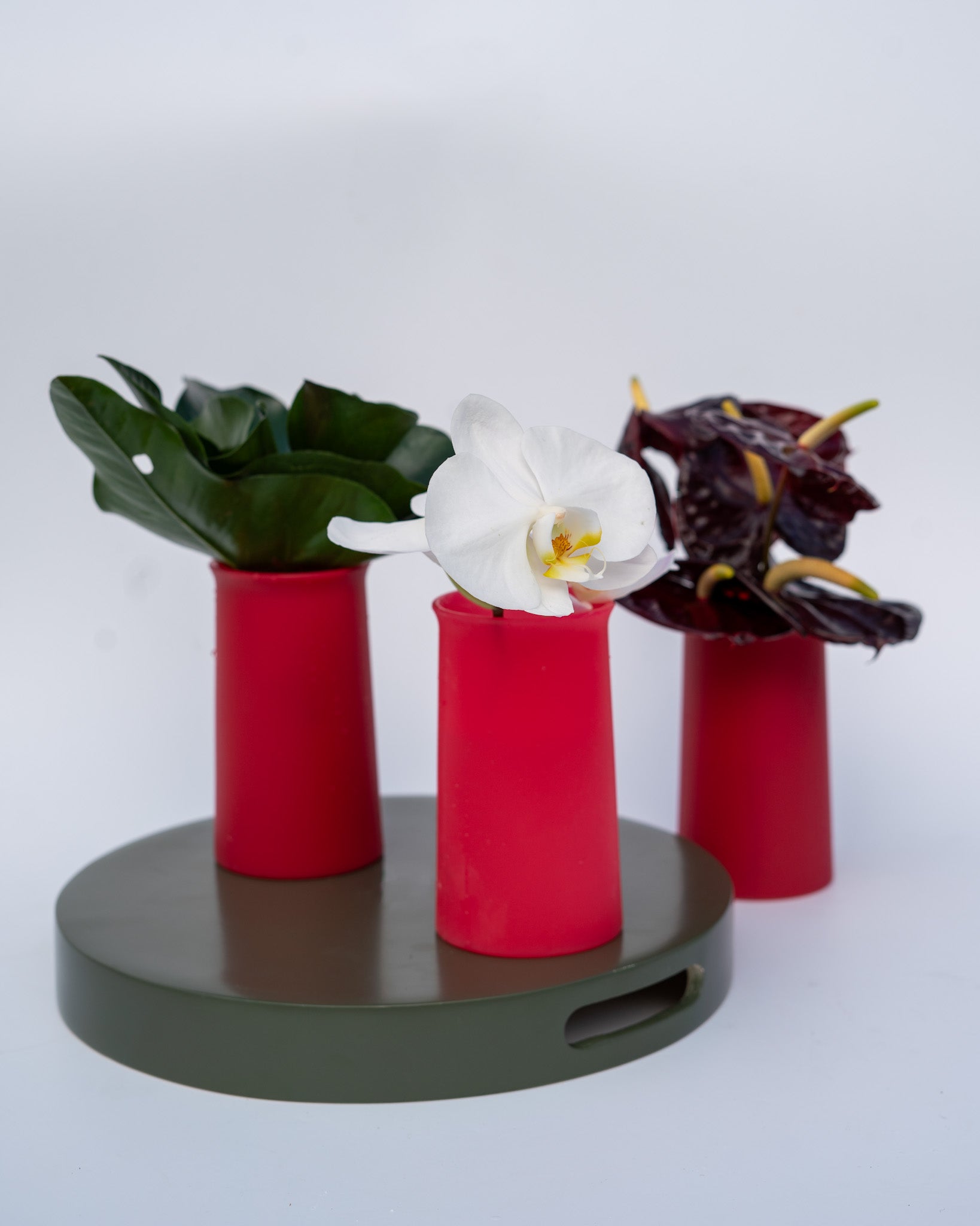 holiday cranberry | stegg | silicone unbreakable highball glasses - porter green | style + sustainability