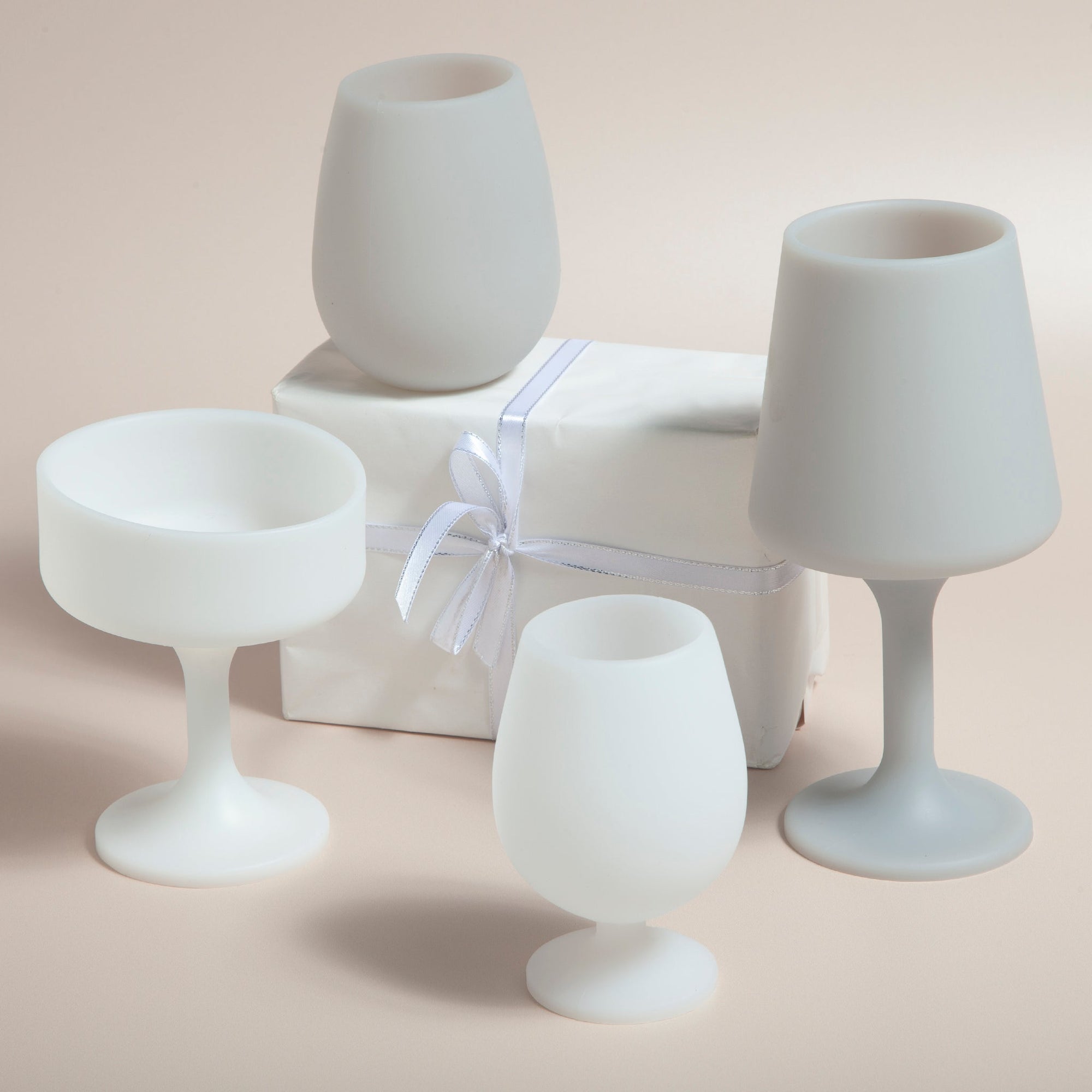 holiday frost | fegg | silicone unbreakable glasses - porter green | style + sustainability