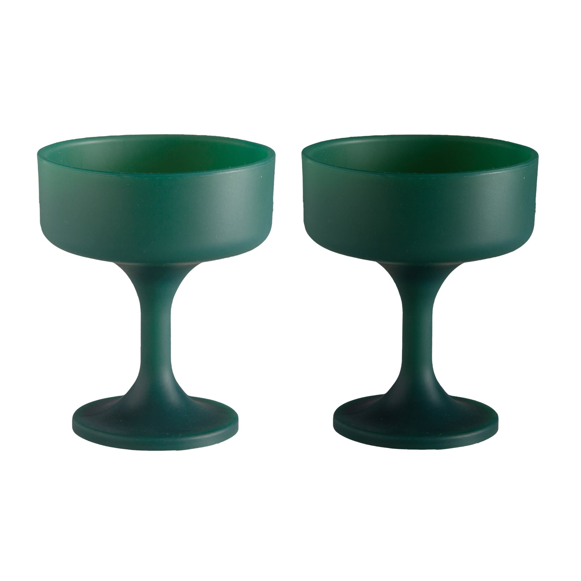 holiday mistletoe | mecc | silicone unbreakable cocktail glasses - porter green | style + sustainability