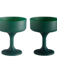 holiday mistletoe | mecc | silicone unbreakable cocktail glasses - porter green | style + sustainability