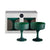 holiday mistletoe | mecc | silicone unbreakable cocktail glasses - porter green | style + sustainability
