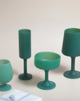 holiday mistletoe | seff | silicone unbreakable champagne flute - porter green | style + sustainability
