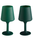 holiday mistletoe | swepp | silicone unbreakable wine glasses - porter green | style + sustainability