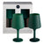 holiday mistletoe | swepp | silicone unbreakable wine glasses - porter green | style + sustainability
