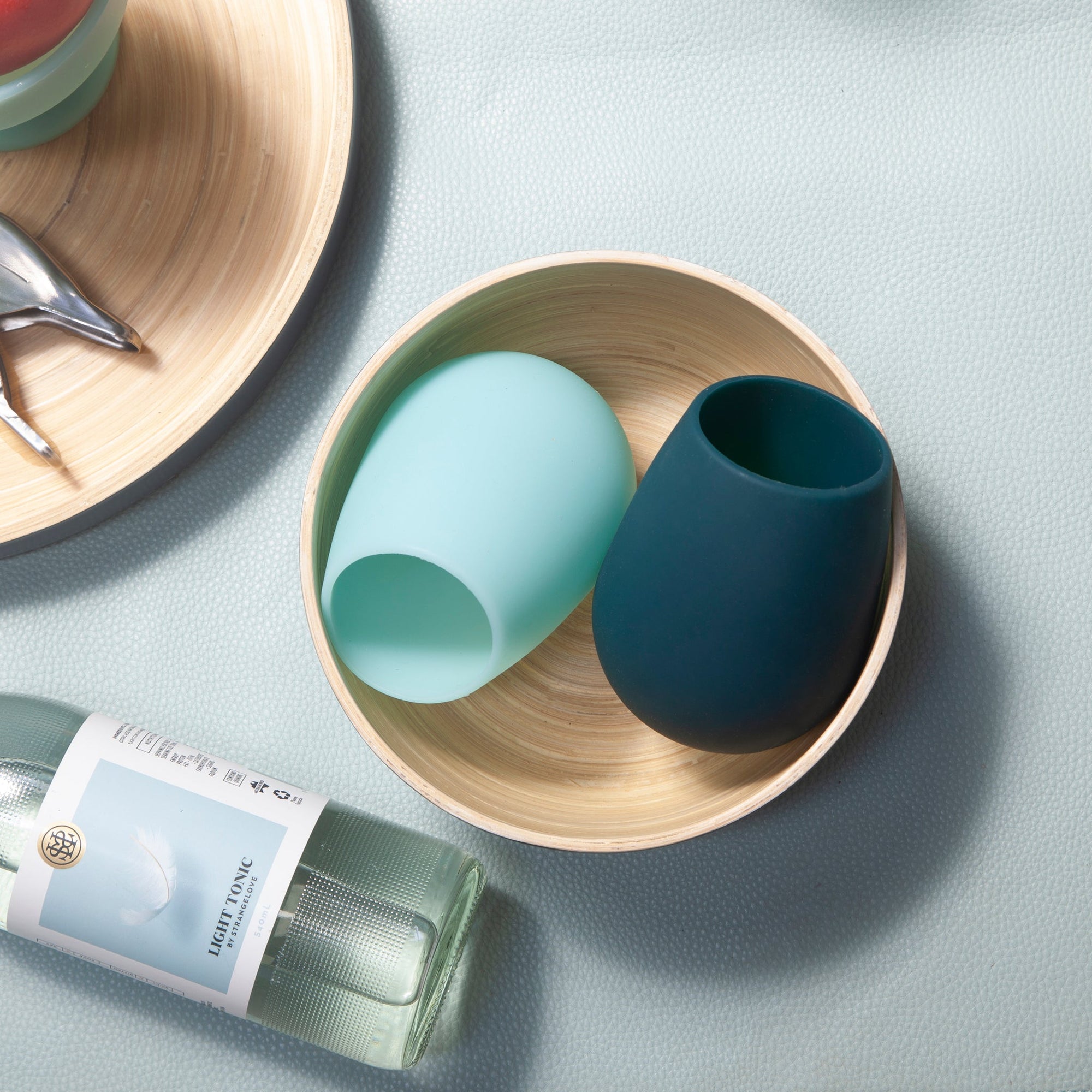 mist + ink | fegg | silicone unbreakable glasses - porter green | style + sustainability