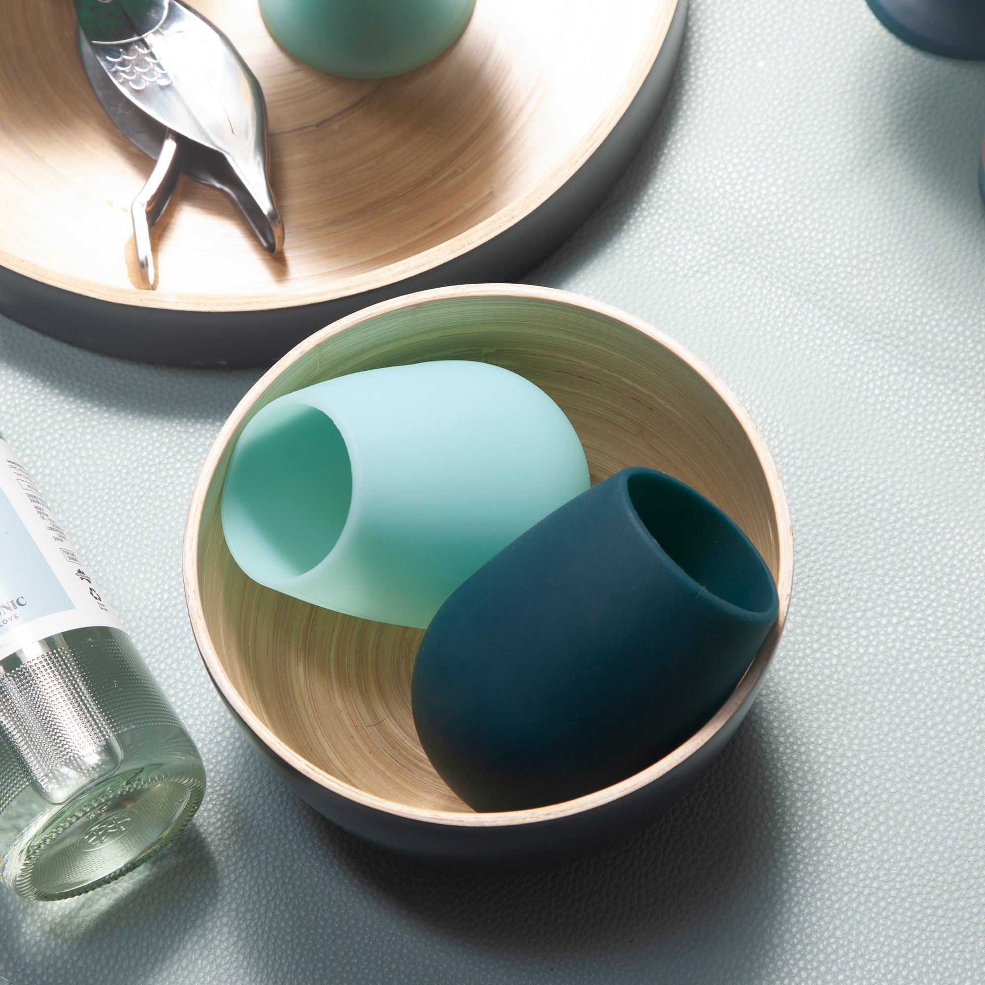 mist + ink | fegg | silicone unbreakable glasses - porter green | style + sustainability