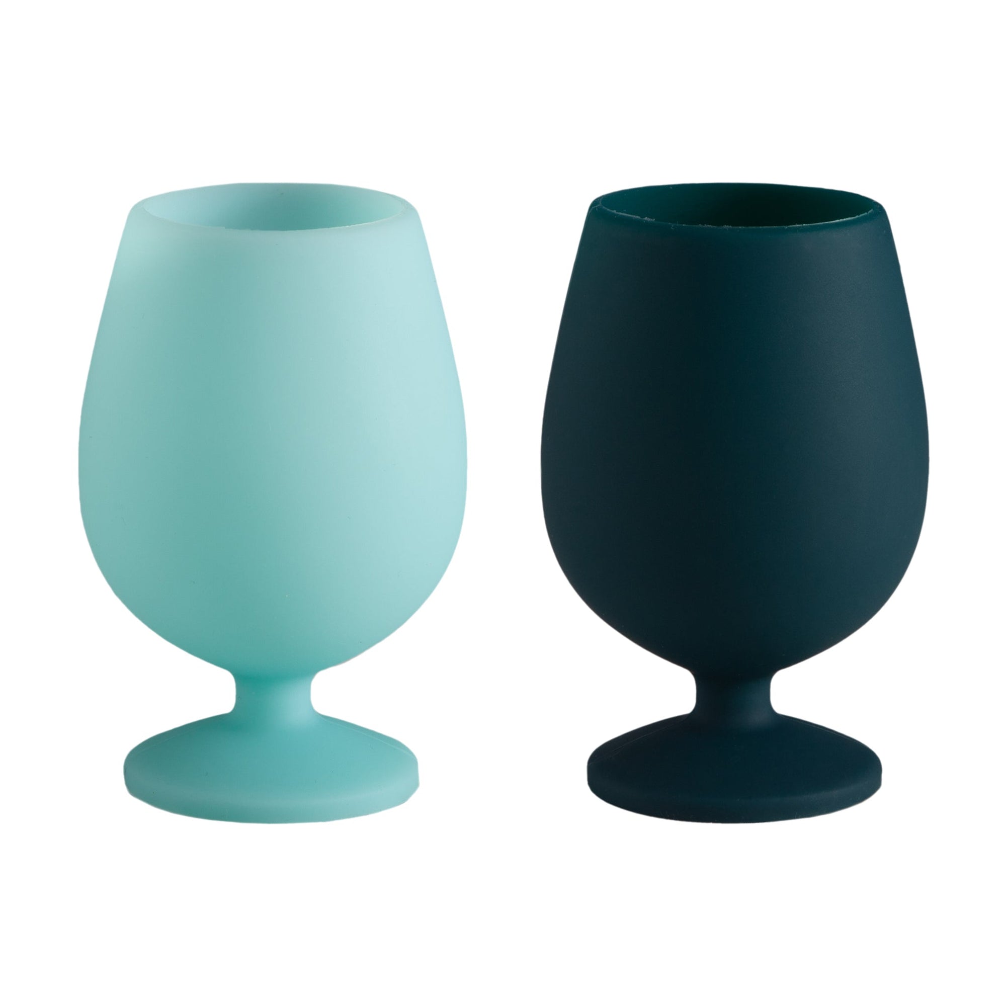 mist + ink | stemm | silicone unbreakable wine glasses - porter green | style + sustainability