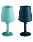 mist + ink | swepp | silicone unbreakable wine glasses - porter green | style + sustainability