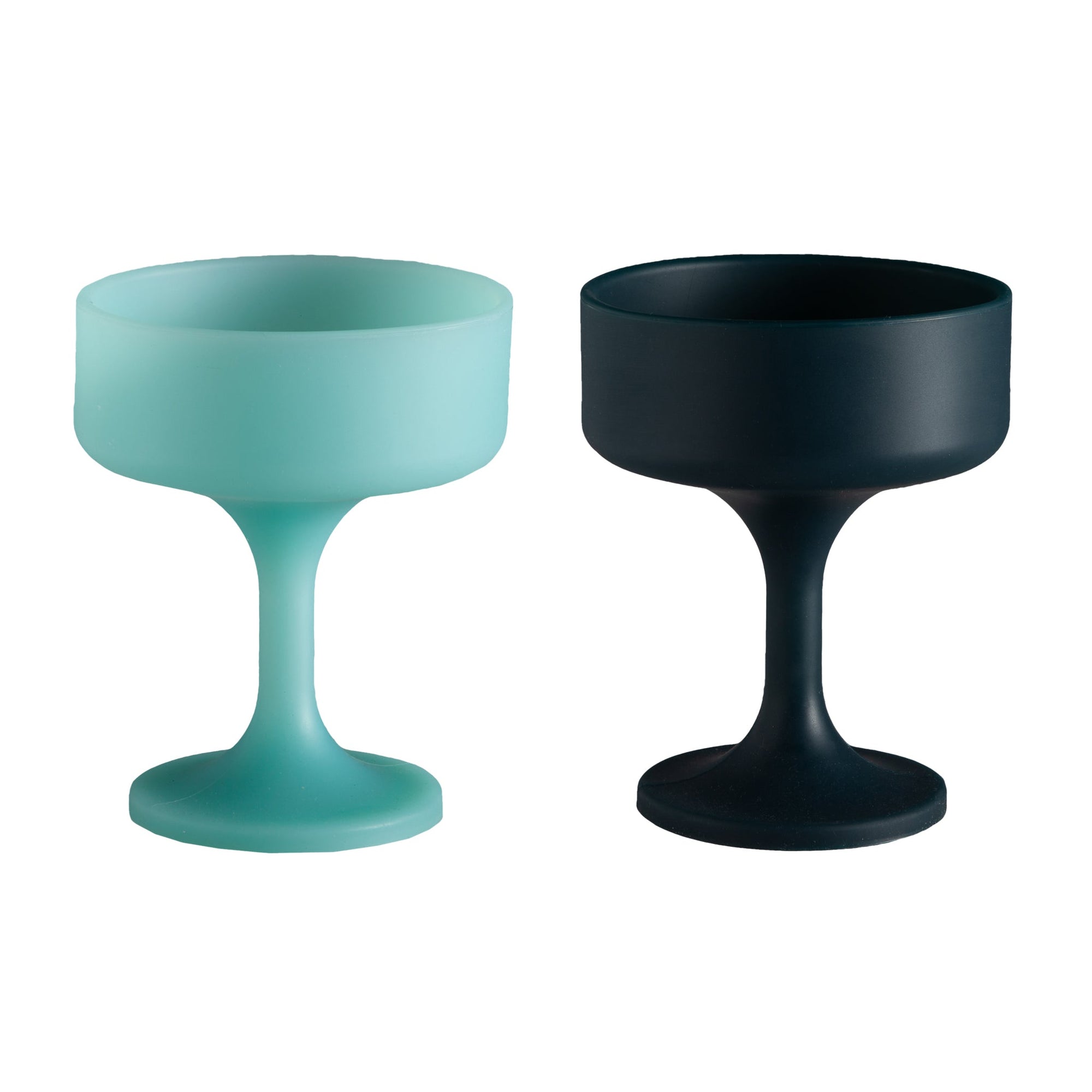 mist + ink | mecc | unbreakable silicone cocktail coupes | porter green, coupe cocktail glass, coupe glass, coloured cocktail glasses, unbreakable cocktail glasses, cocktail glasses australia