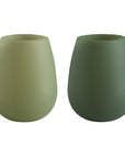 sage + olive | fegg | silicone unbreakable glasses - porter green | style + sustainability