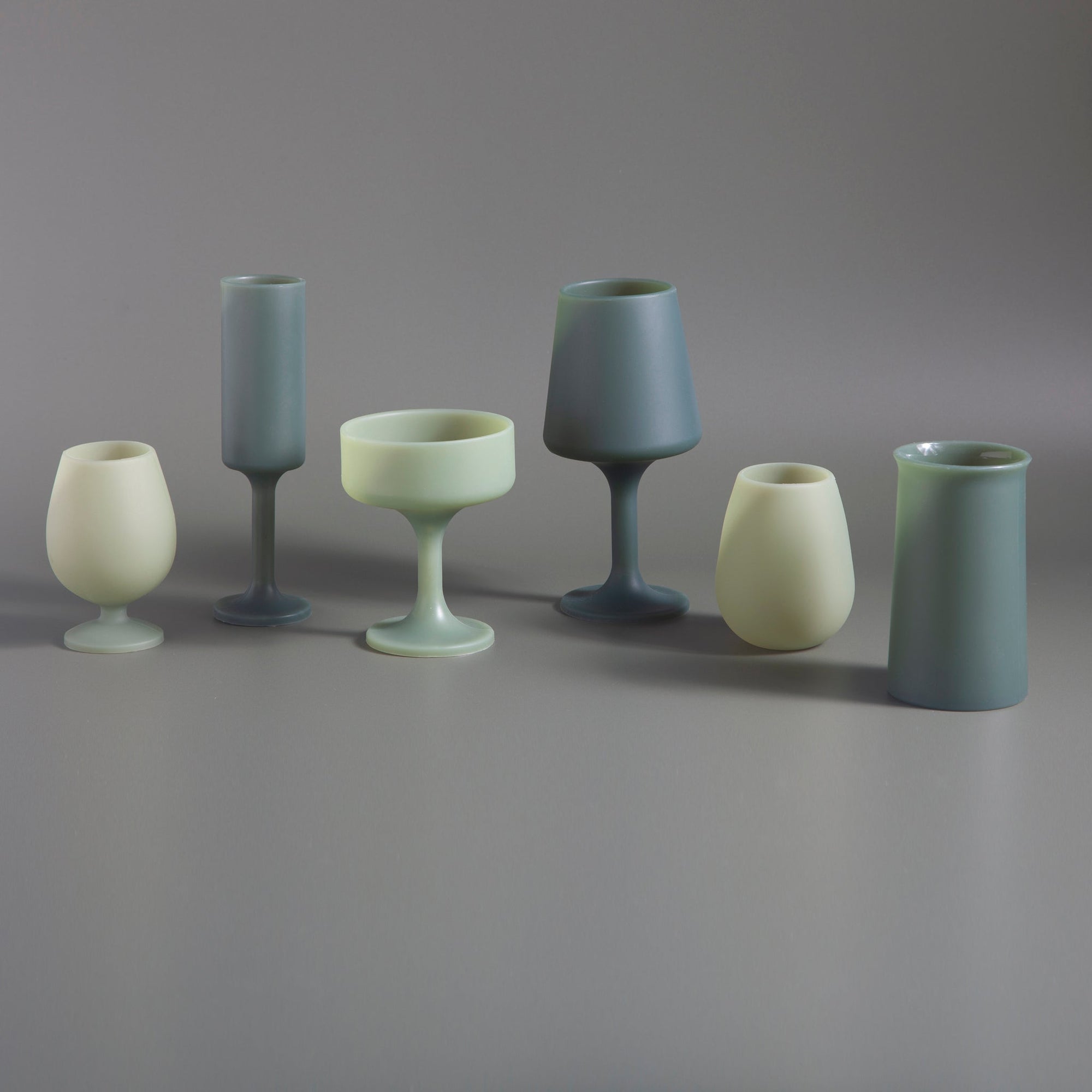 sage + olive | fegg | silicone unbreakable glasses - porter green | style + sustainability