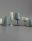 sage + olive | stemm | silicone unbreakable wine glasses - porter green | style + sustainability