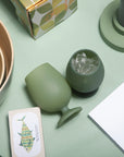 sage + olive | stemm | silicone unbreakable wine glasses - porter green | style + sustainability