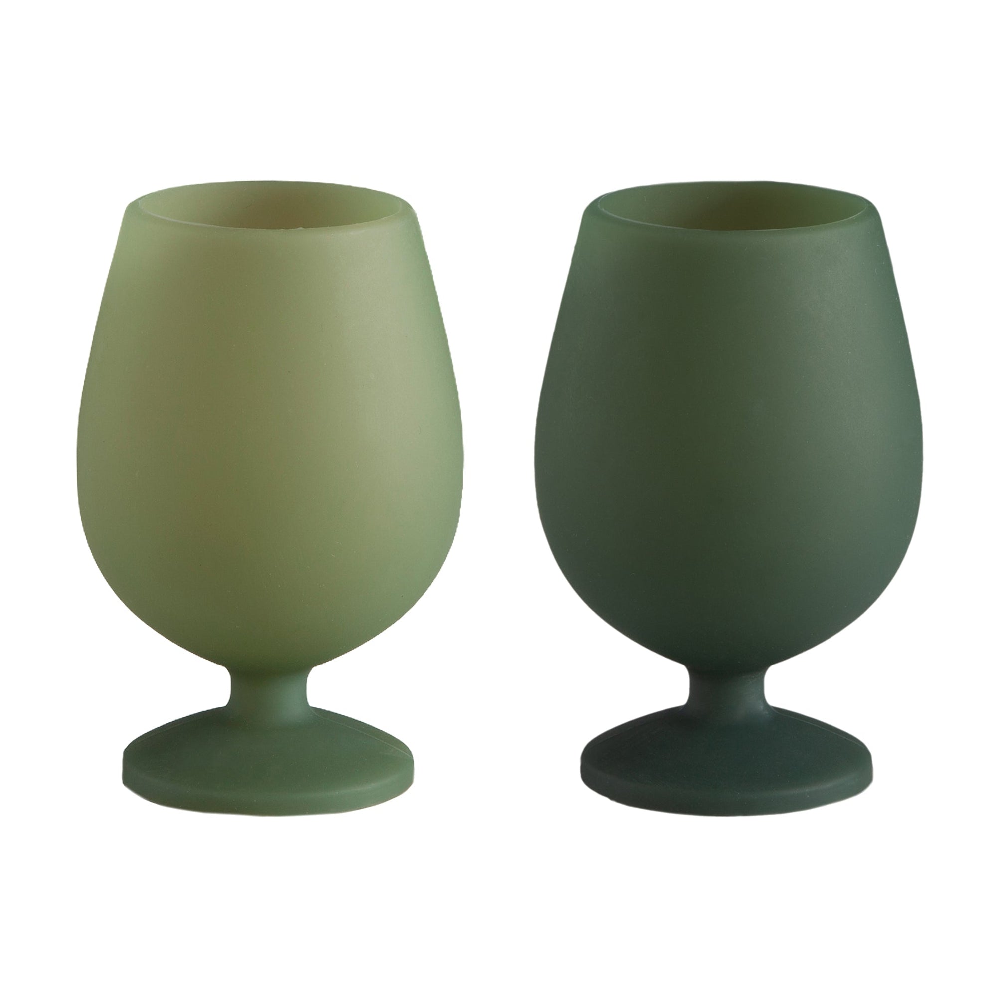 sage + olive | stemm | silicone unbreakable wine glasses - porter green | style + sustainability