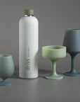 sage + olive | stemm | silicone unbreakable wine glasses - porter green | style + sustainability