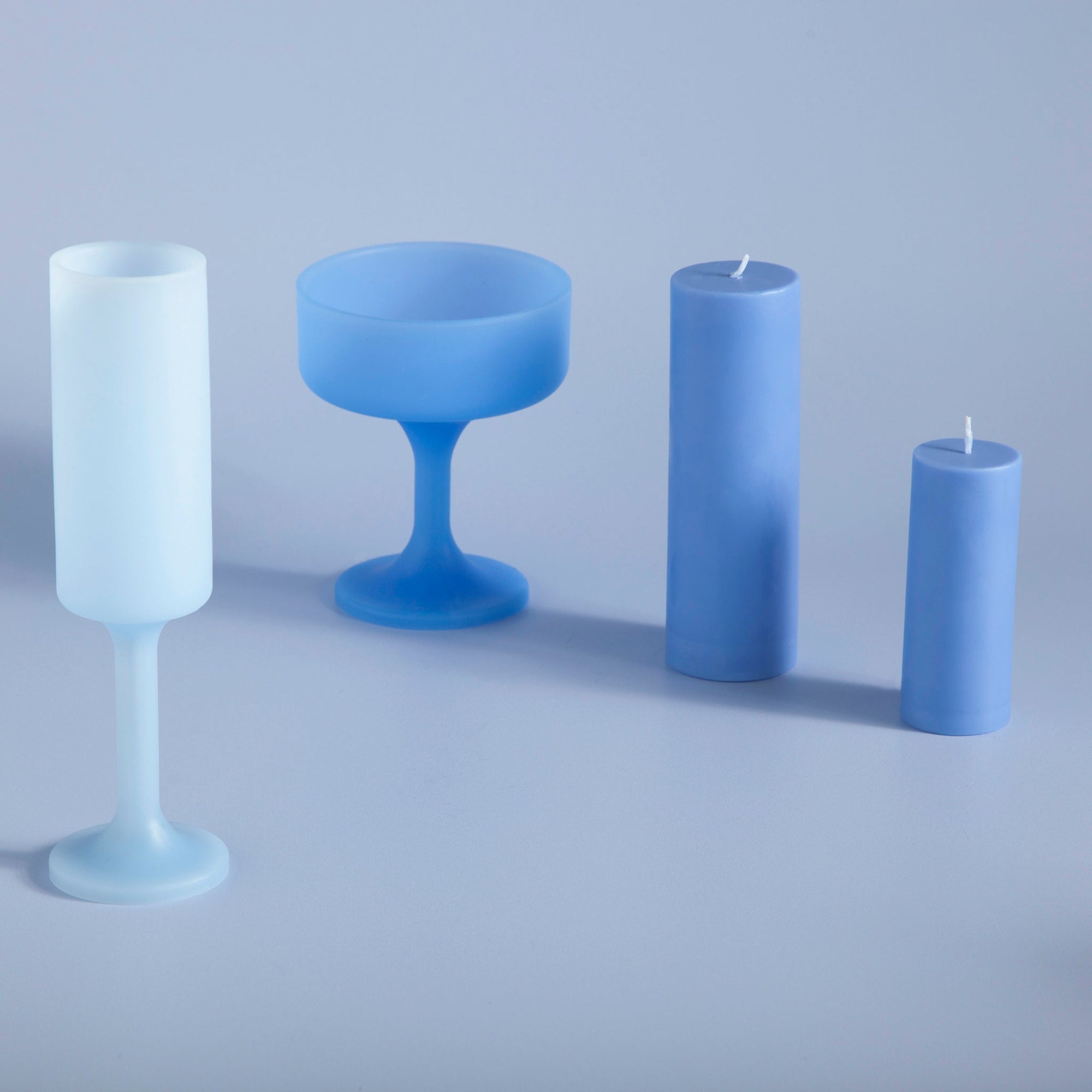 sky + kingfisher | mecc | silicone unbreakable cocktail glasses - porter green | style + sustainability