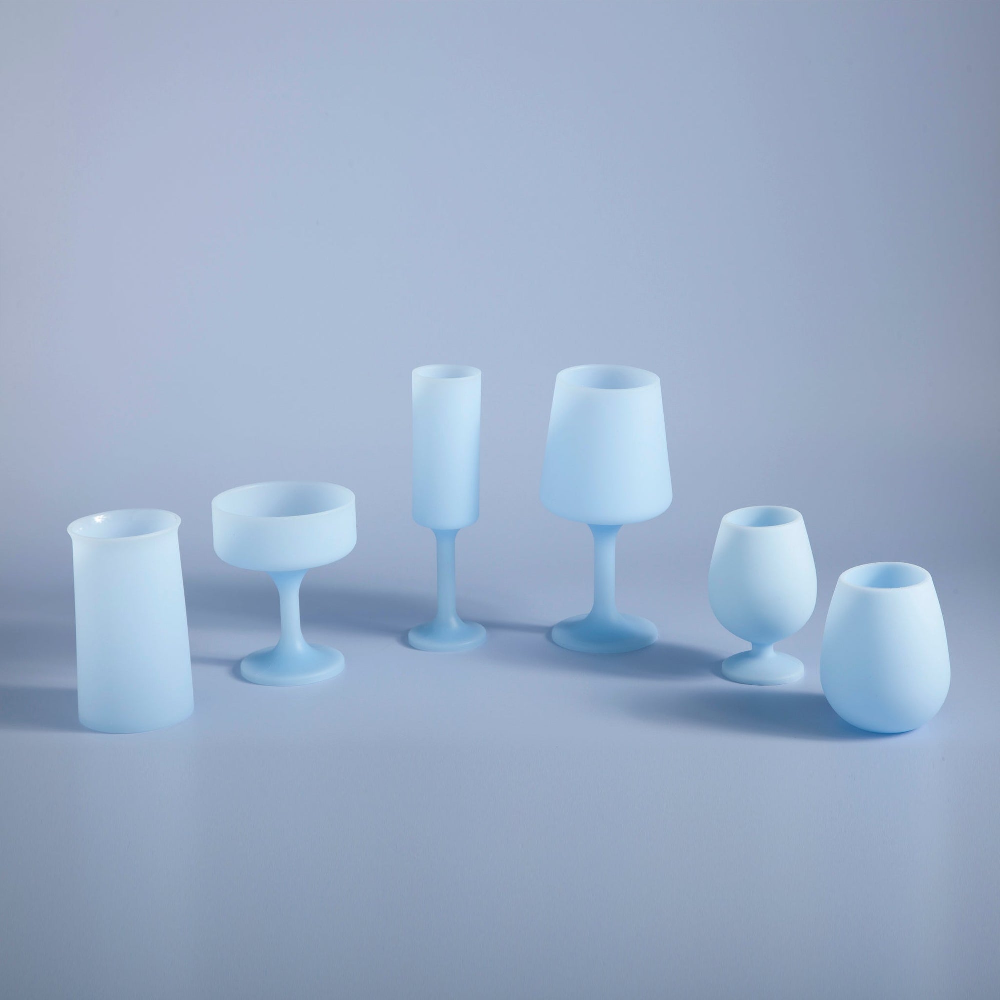 sky + kingfisher | seff | silicone unbreakable champagne flute - porter green | style + sustainability