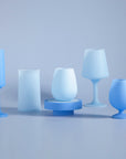 sky + kingfisher | stemm | silicone unbreakable wine glasses - porter green | style + sustainability