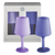 tanzanite + amethyst