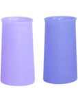 tanzanite + amethyst | stegg |  silicone unbreakable highball glasses
