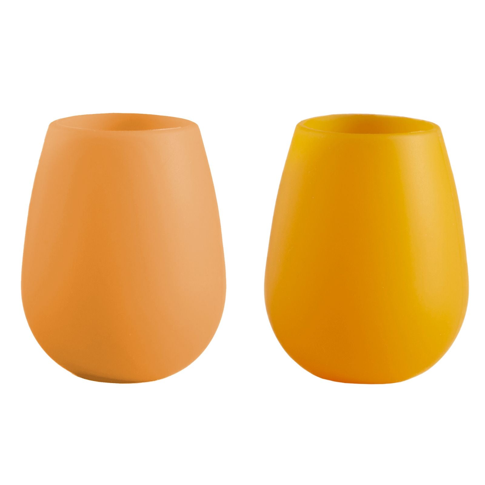 sunflower + apricot | fegg | silicone unbreakable glasses