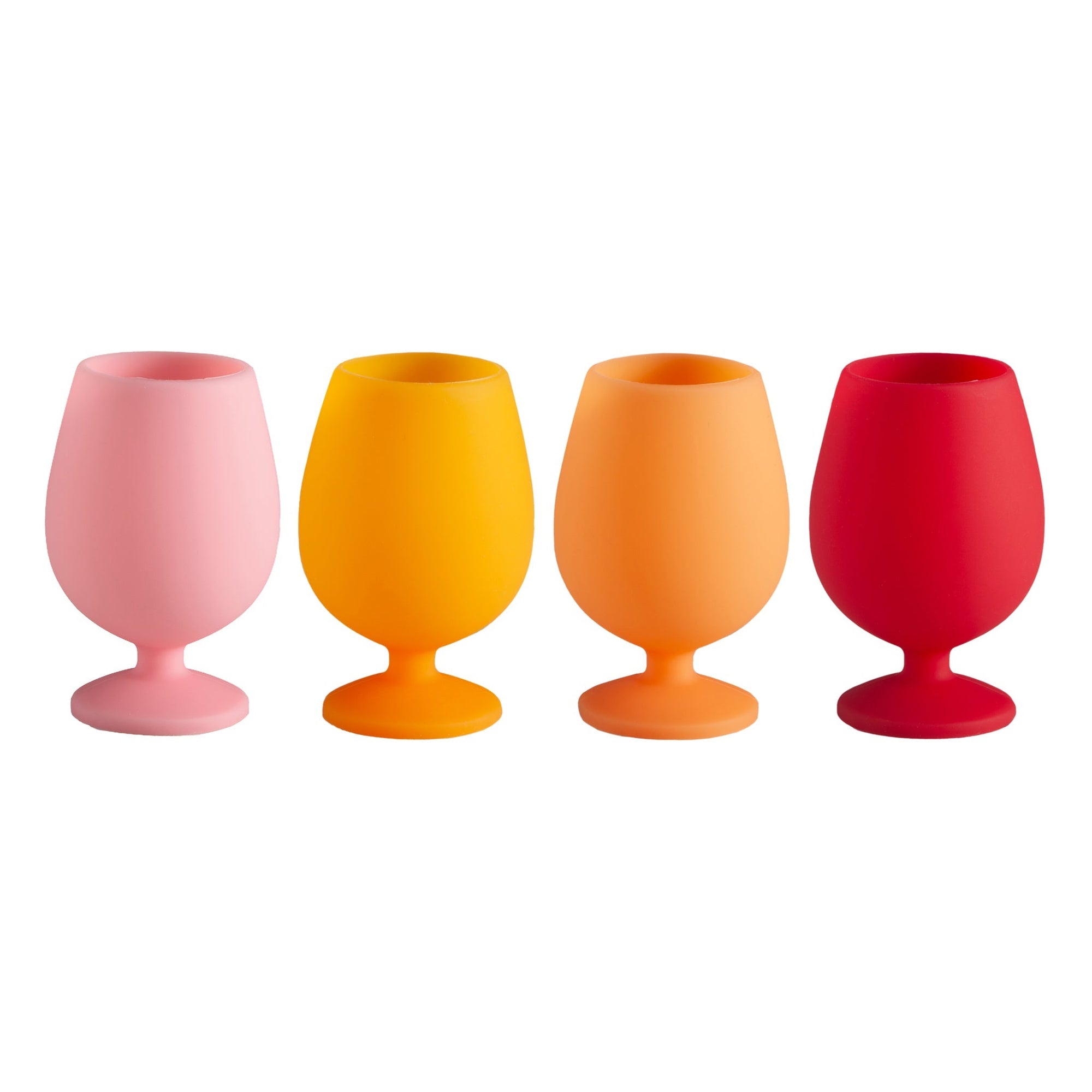 sunset | stemm | silicone unbreakable wine glasses - porter green | style + sustainability