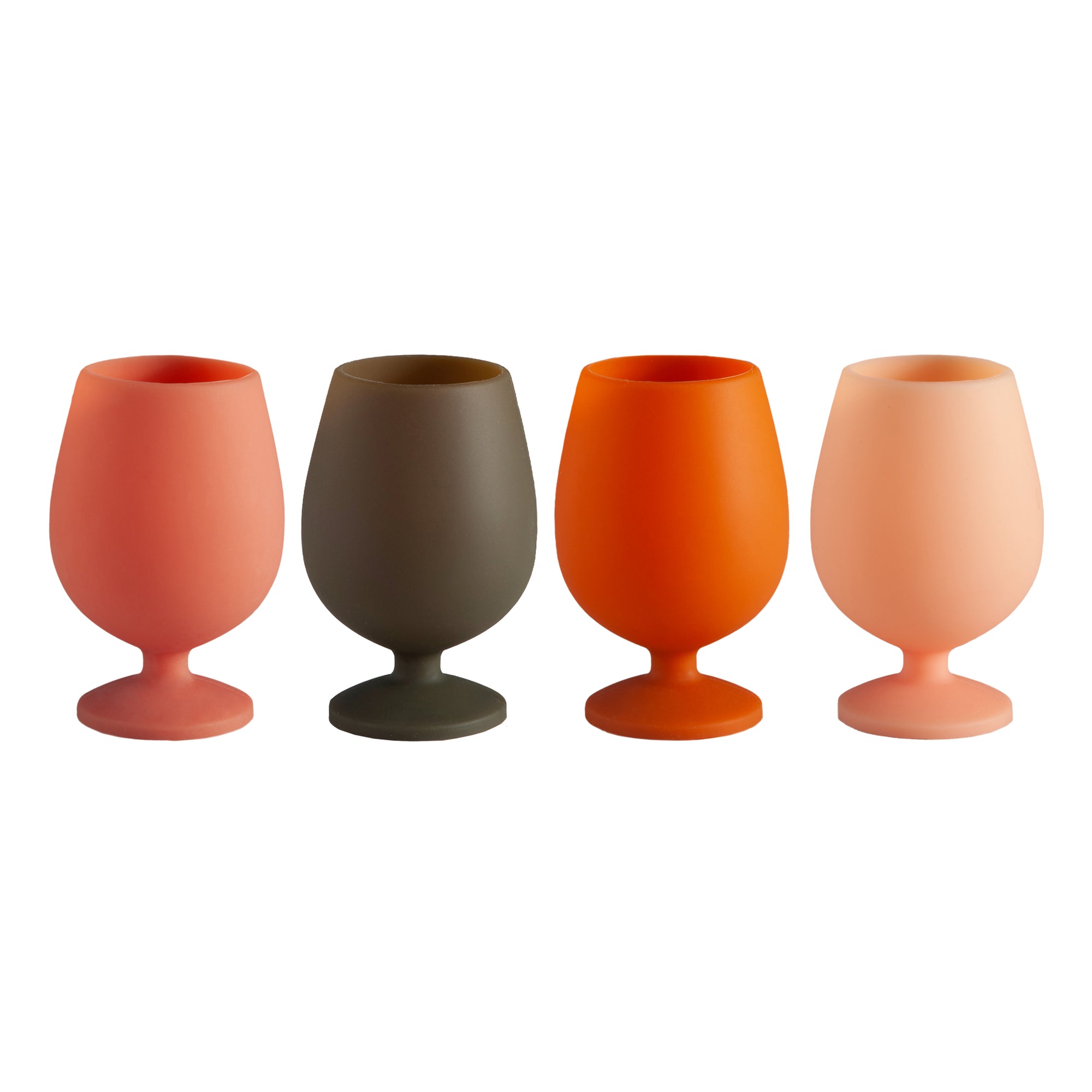terre | stemm | silicone unbreakable wine glasses - porter green | style + sustainability
