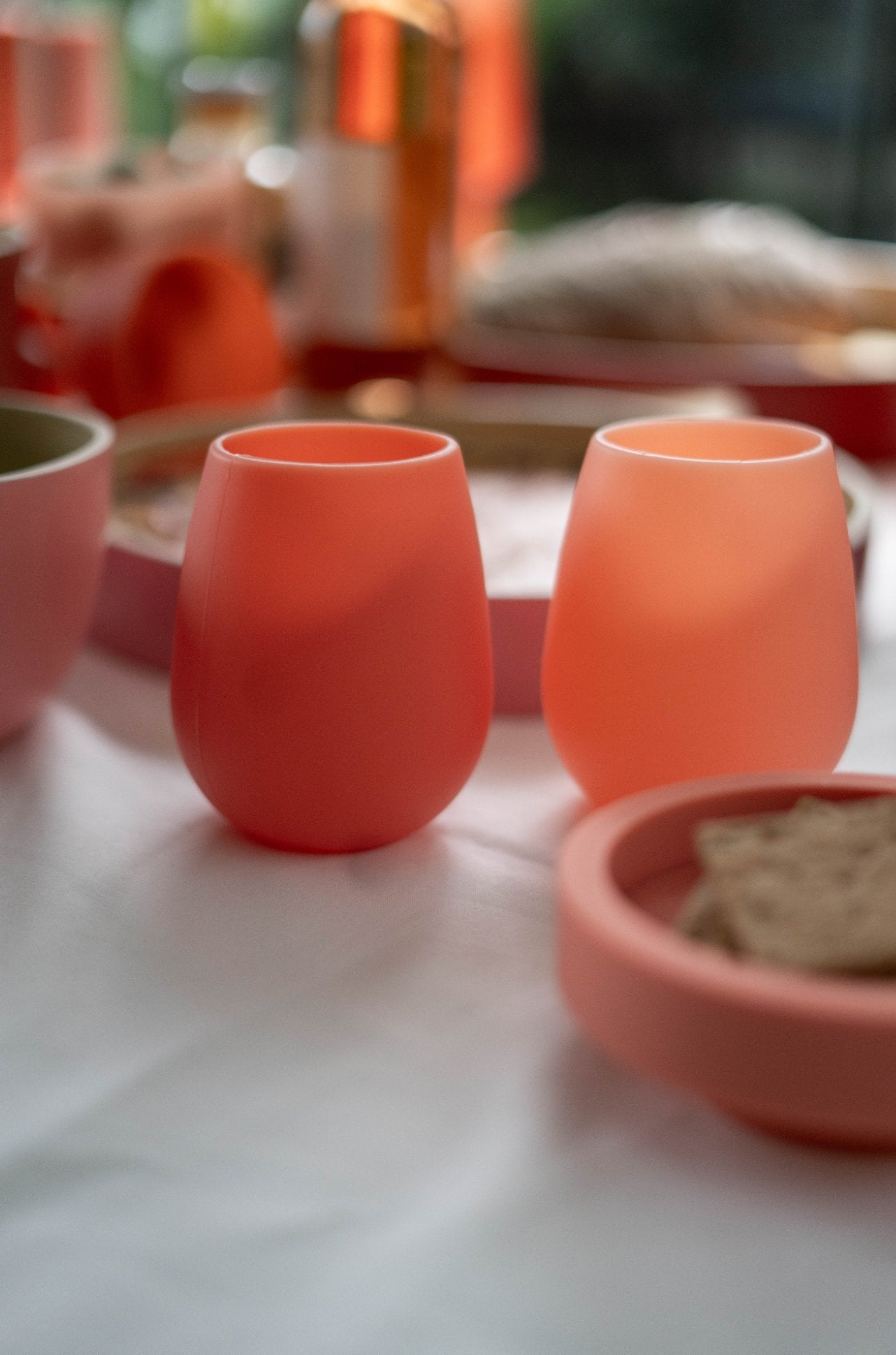 terra + peach | fegg | silicone unbreakable glasses - porter green | style + sustainability