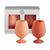 terra + peach | stemm | silicone unbreakable wine glasses - porter green | style + sustainability