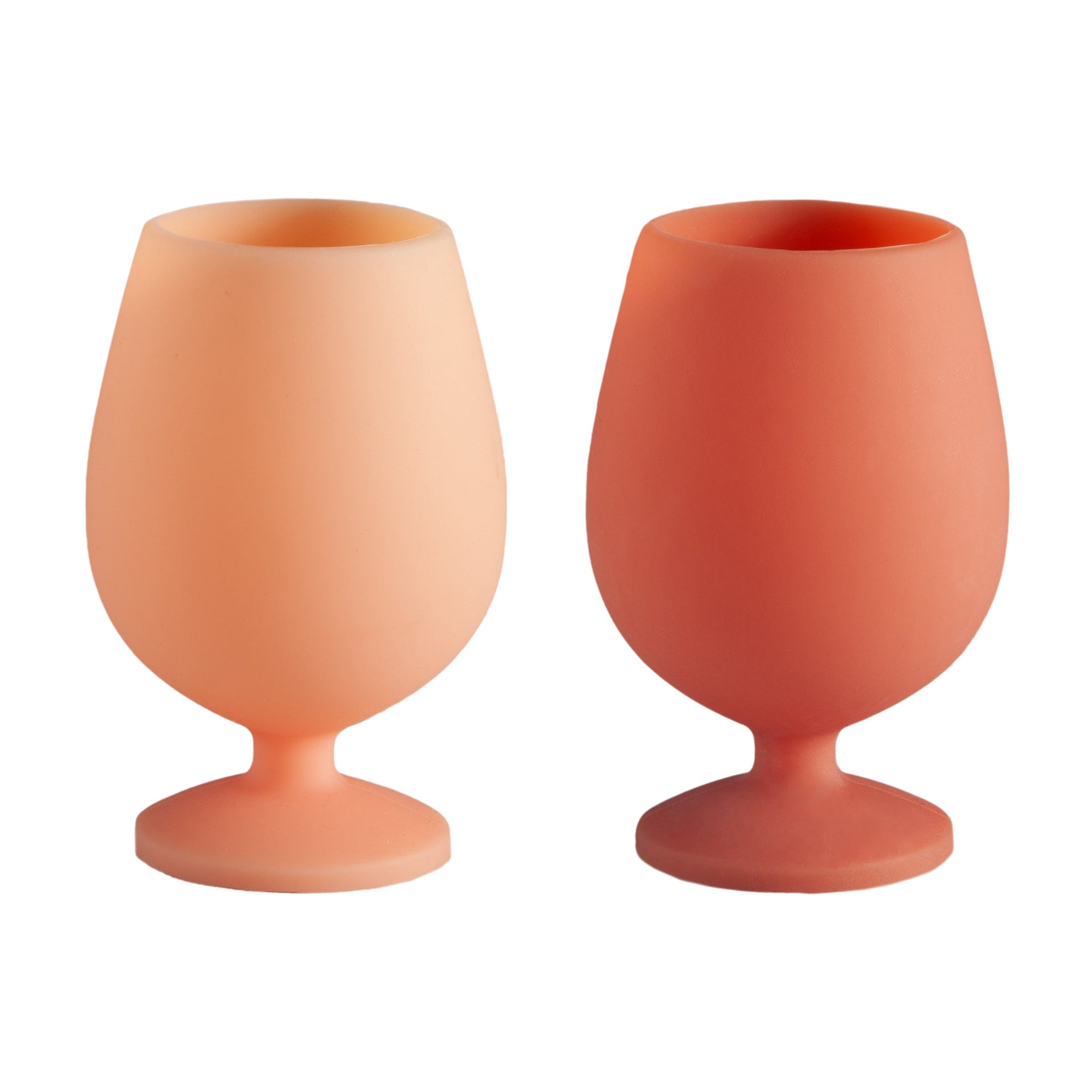terra + peach | stemm | silicone unbreakable wine glasses - porter green | style + sustainability