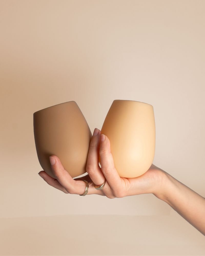 wheat + oat | fegg | silicone unbreakable glasses - porter green | style + sustainability