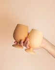 wheat + oat | stemm | silicone unbreakable wine glasses - porter green | style + sustainability