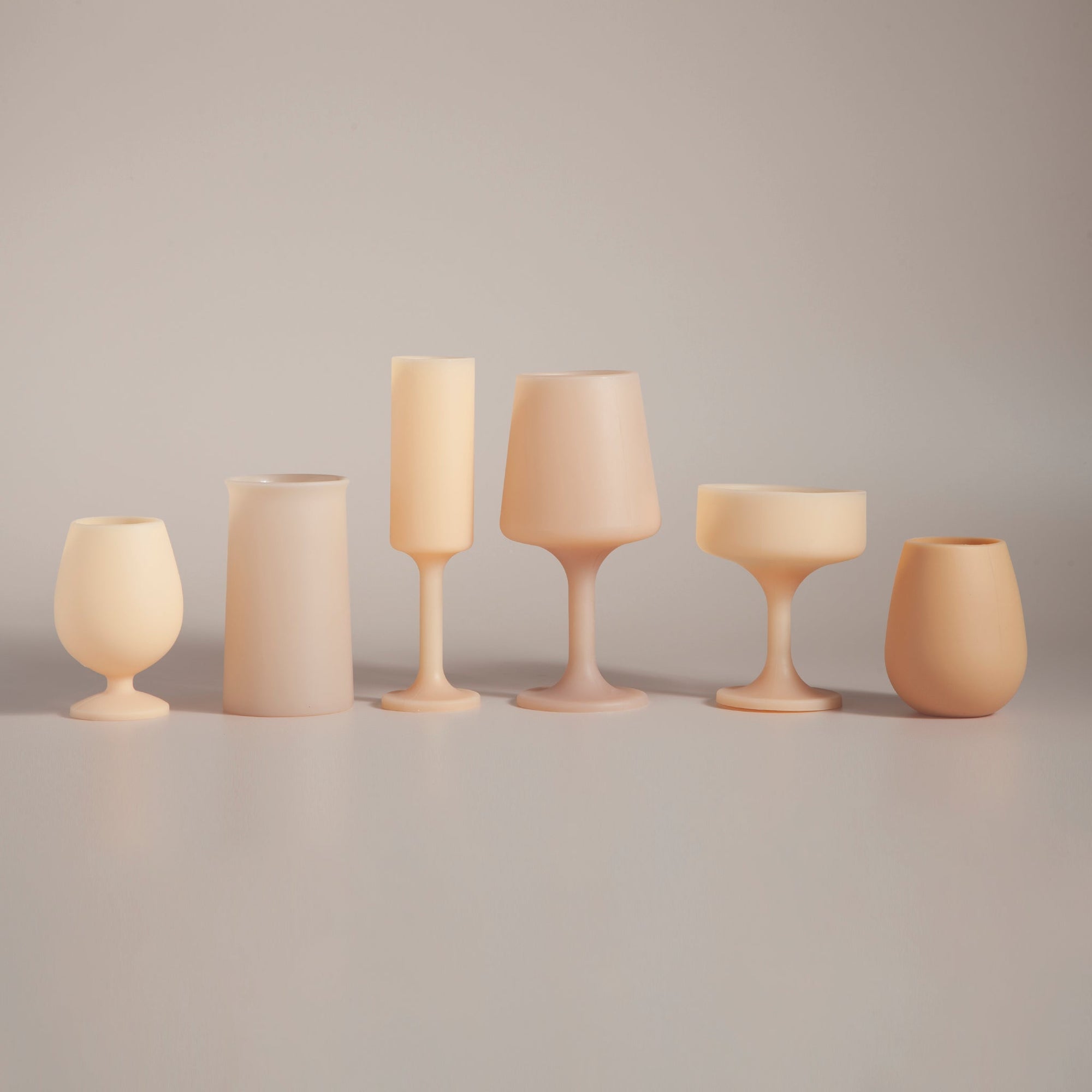 wheat + oat | stemm | silicone unbreakable wine glasses - porter green | style + sustainability