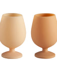 wheat + oat | stemm | silicone unbreakable wine glasses - porter green | style + sustainability