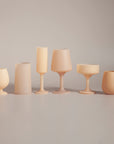 wheat + oat | swepp | silicone unbreakable wine glasses - porter green | style + sustainability